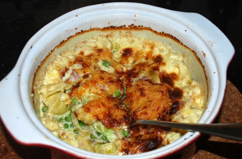 Ovenpasta met romige kaassaus