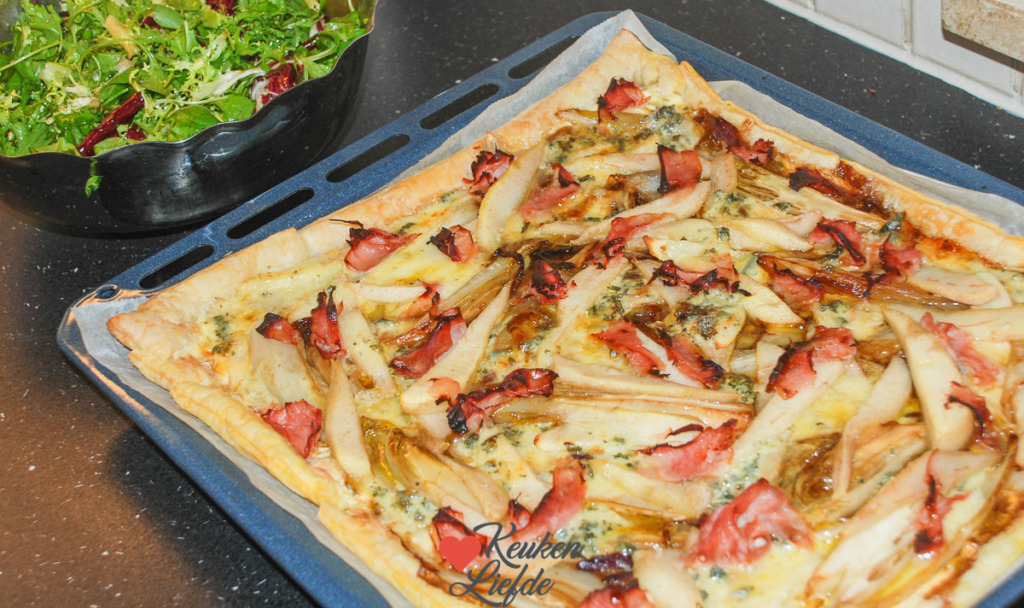 Plaattaart met witlof Plaattaart met witlof