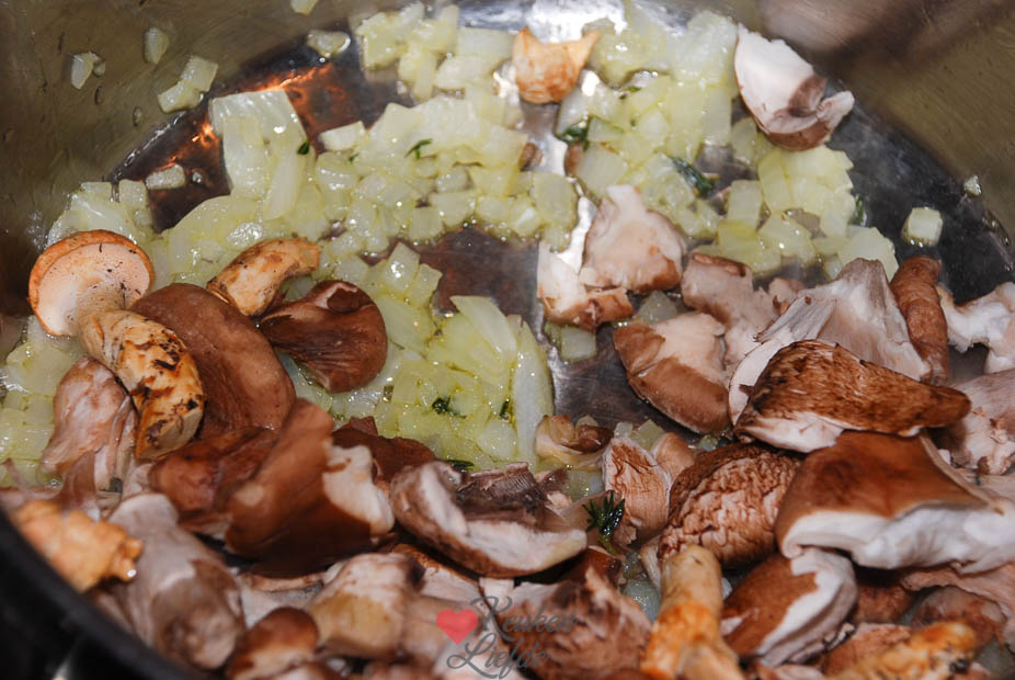 Bak de paddenstoelen mee