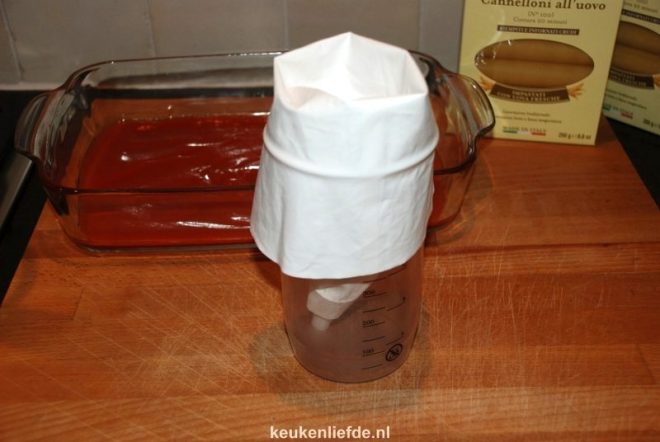 Cannelloni met spinazie à la crème en ricotta