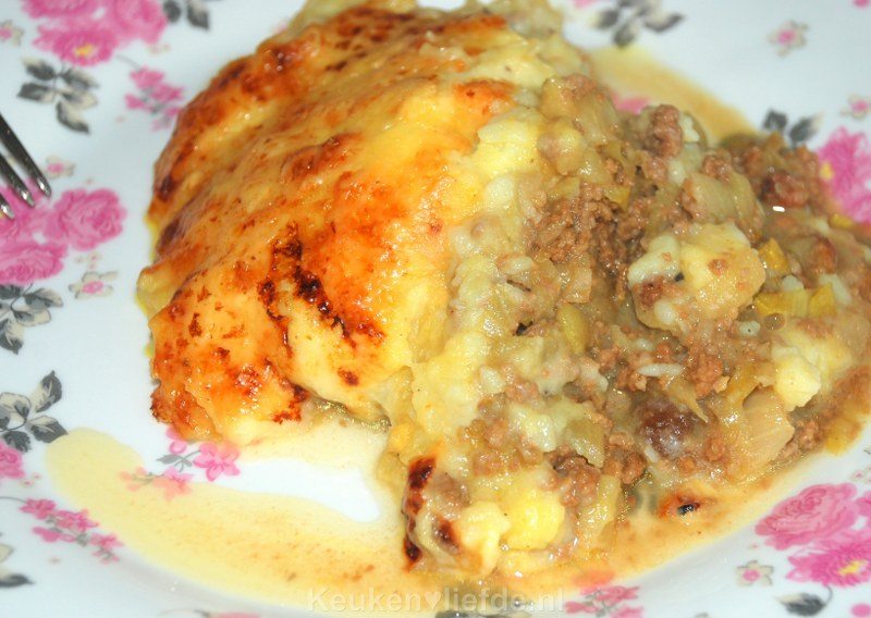 Witlof ovenschotel met mangochutney