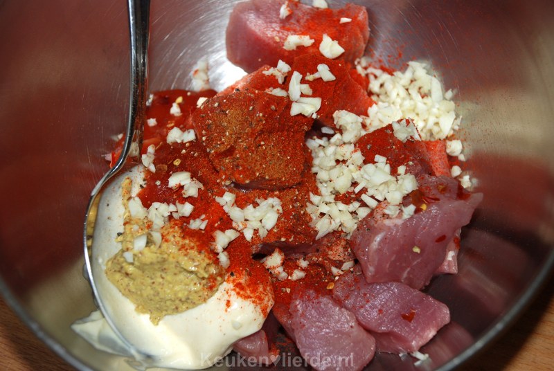 Shaslick marinade op twee manieren!