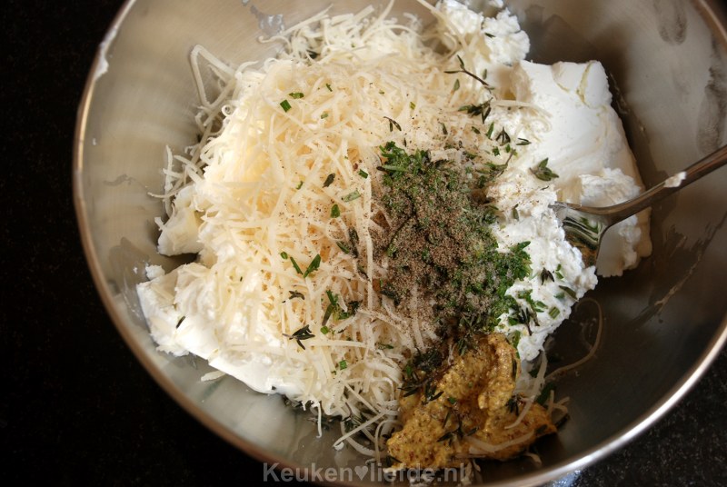 Tomatentaart met geitenkaas