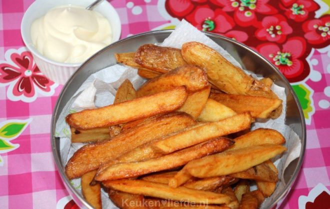 Zelfgemaakte Vlaamse friet