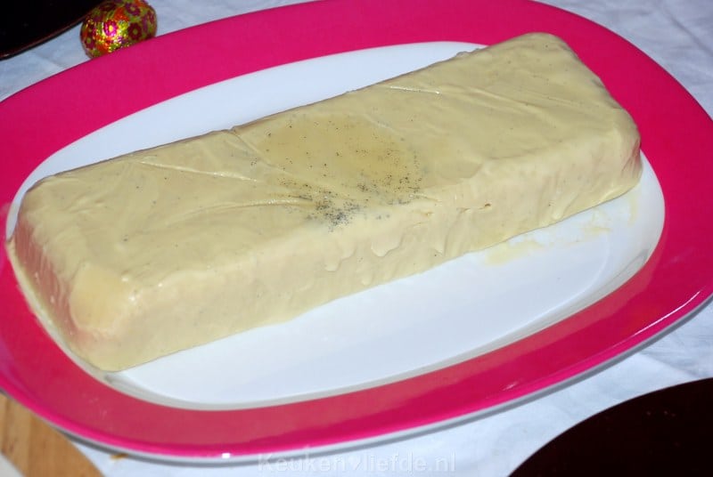 Groene thee ijs (parfait)