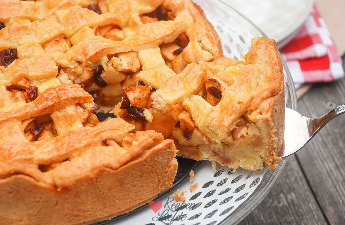 Cranberry-appeltaart