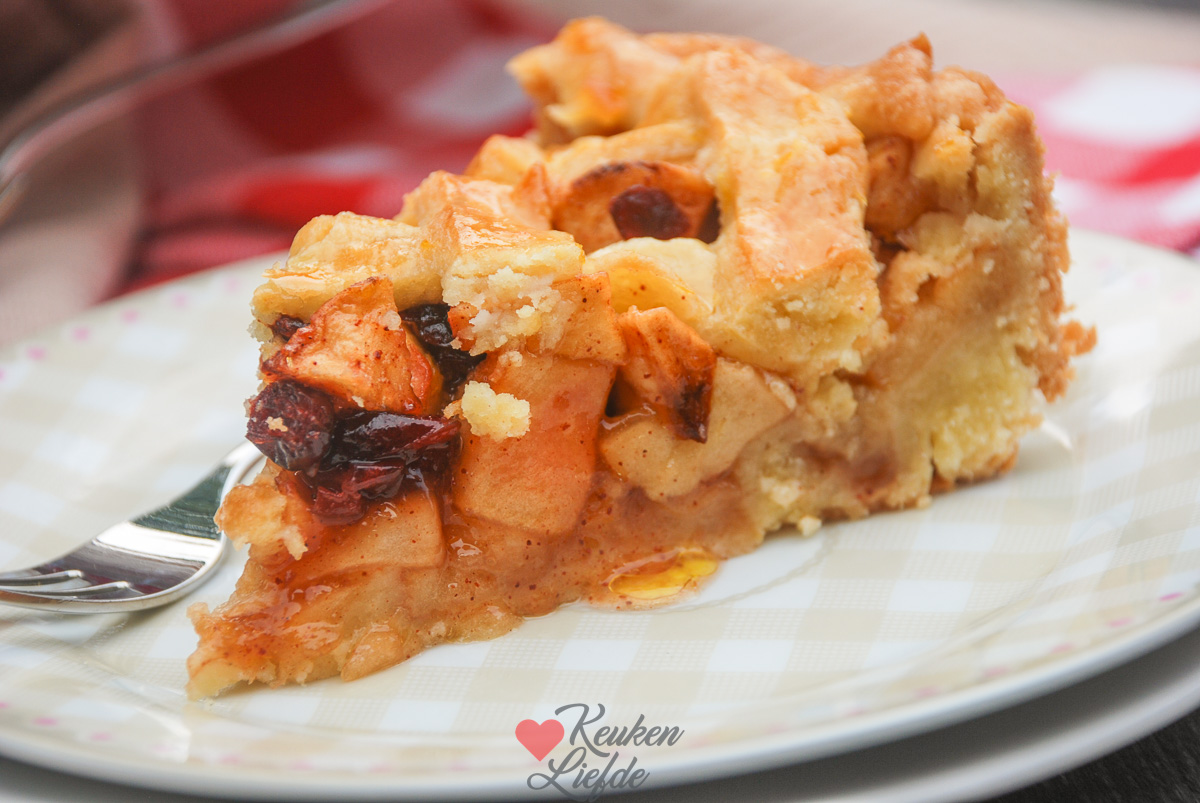 Cranberry-appeltaart