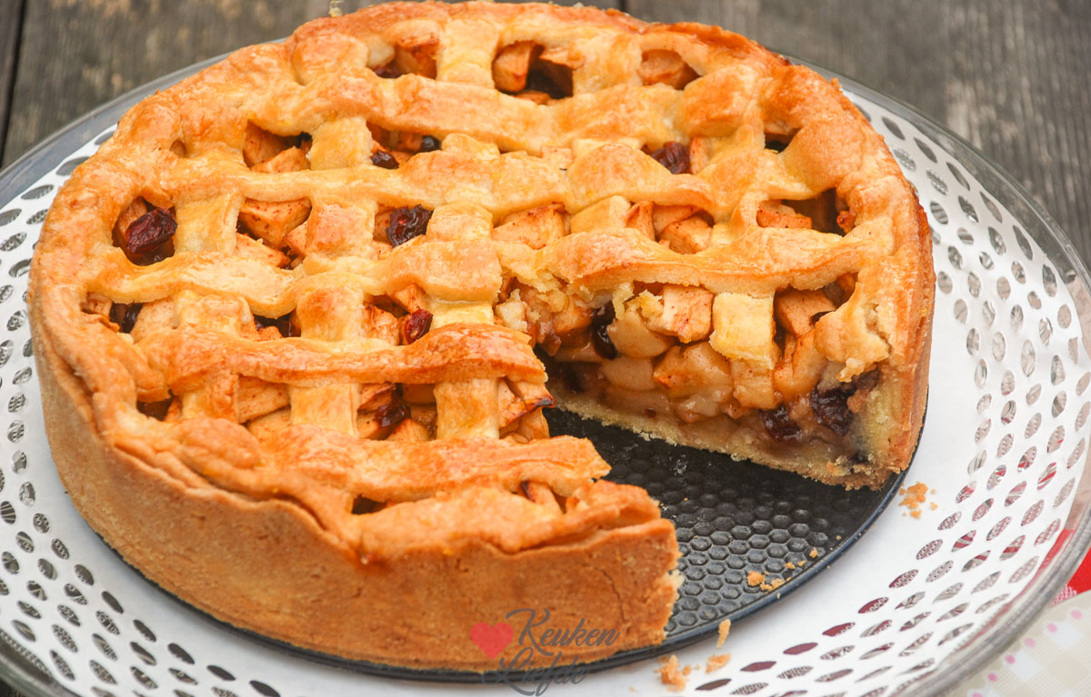 Cranberry-appeltaart