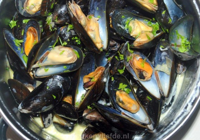 Moules marinière – Mosselen op zijn Frans