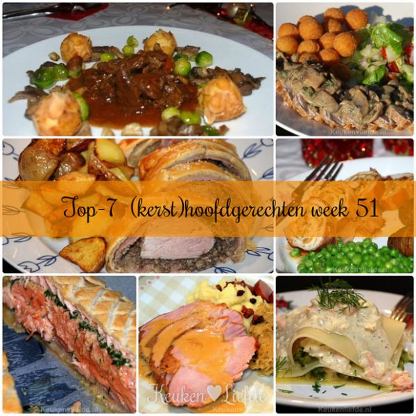 Top-7 best bekeken (kerst)hoofdgerechten