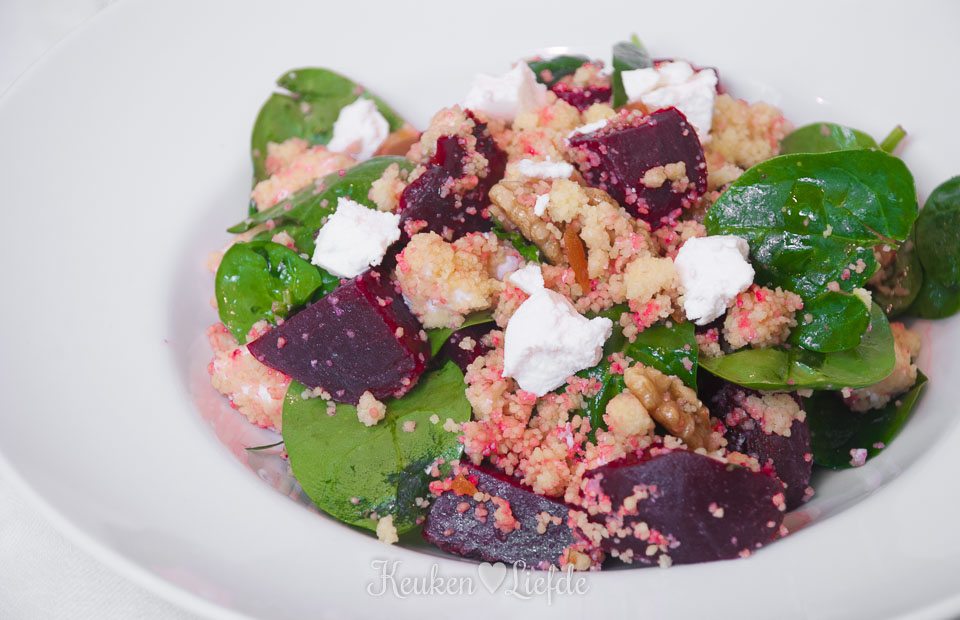Slank & Snel: couscous met biet en spinazie