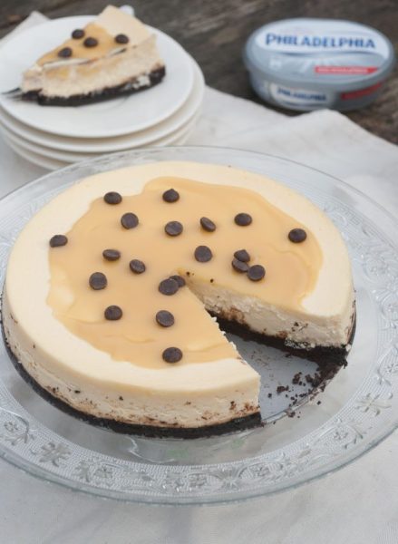 Philadelphia-cheesecake met salted caramel