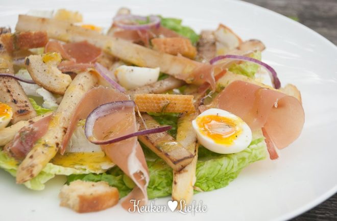 Spijs & Wijn: gegrilde aspergesalade