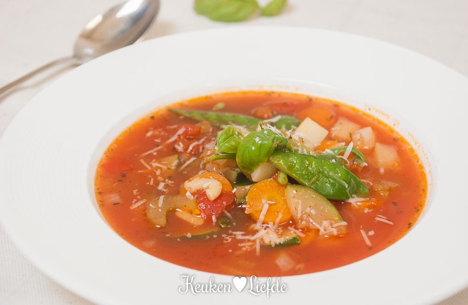 Italiaanse groentesoep: minestrone