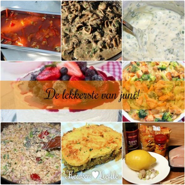 De lekkerste recepten van juni!