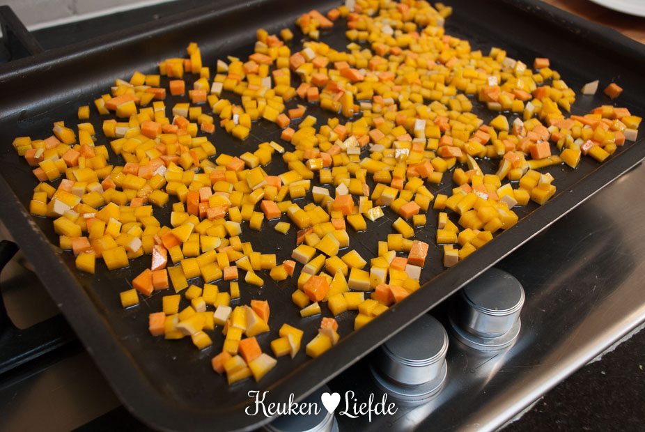 Pompoenburger met blauwe kaas Pompoenburger met blauwe kaas