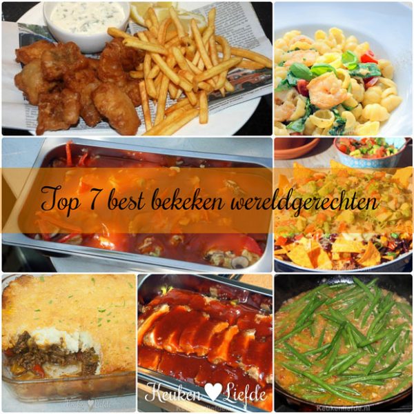 Top 7 best bekeken wereldgerechten
