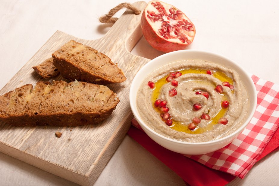 Aubergine-yoghurtdip