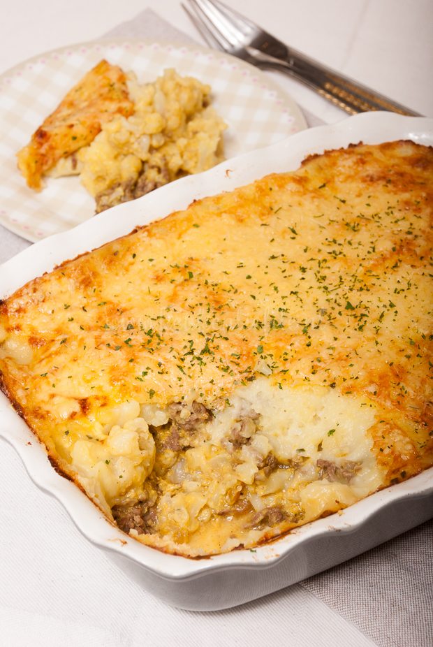 Bloemkool-kerrie ovenschotel