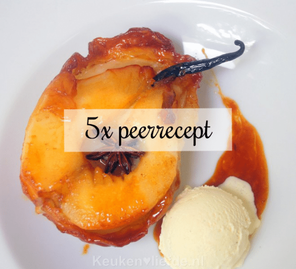 5x verrassend peerrecept