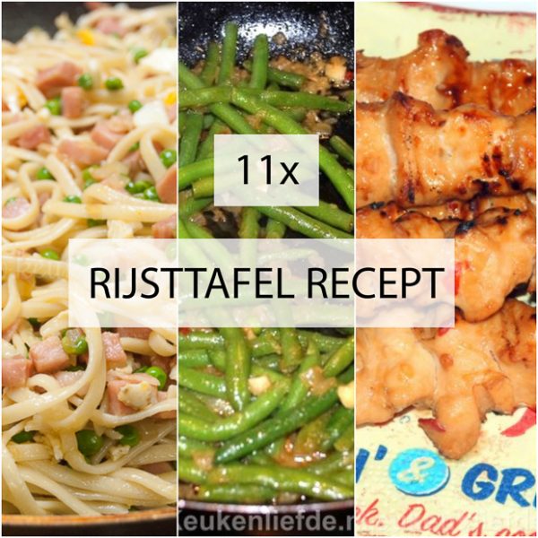 11x rijsttafel recept