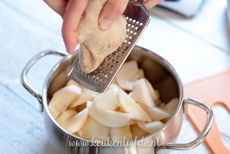 Perenjam met gember en vanille