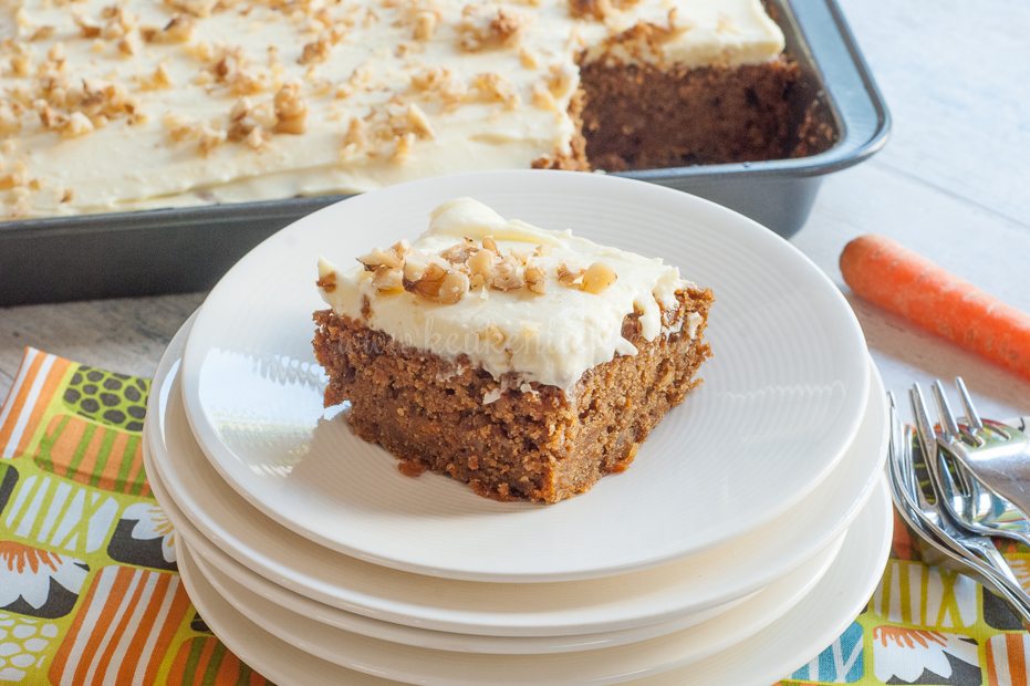 Worteltaart met MonChou-topping