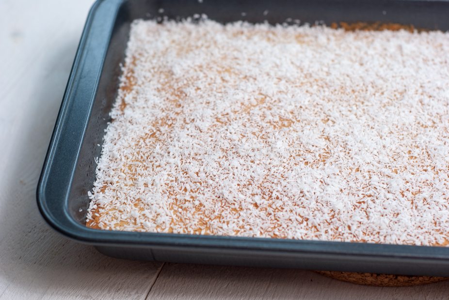 Amandelcake met kokos