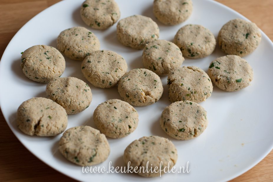 Zelfgemaakte falafel