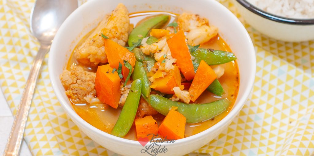 Thaise rode groentecurry