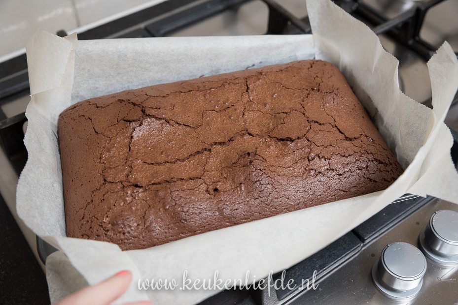 Brownie met ganache en paaseitjes