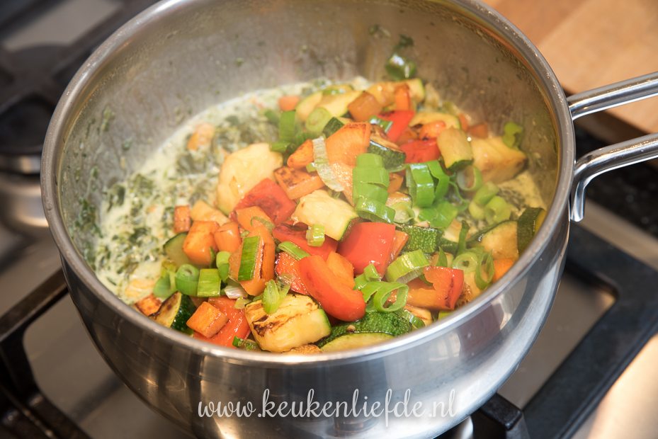 Snelle lasagne met zalm en spinazie