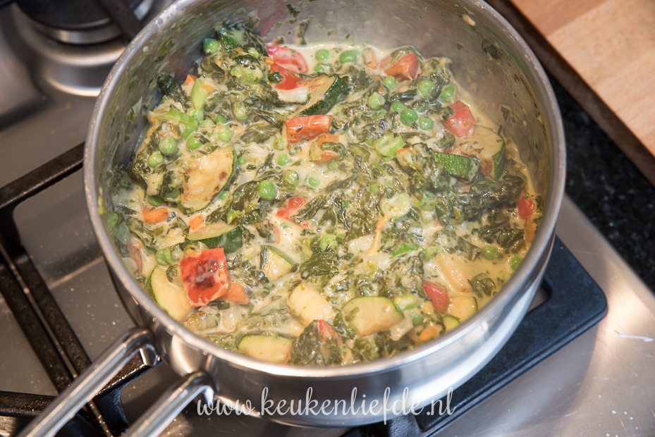 Snelle lasagne met zalm en spinazie