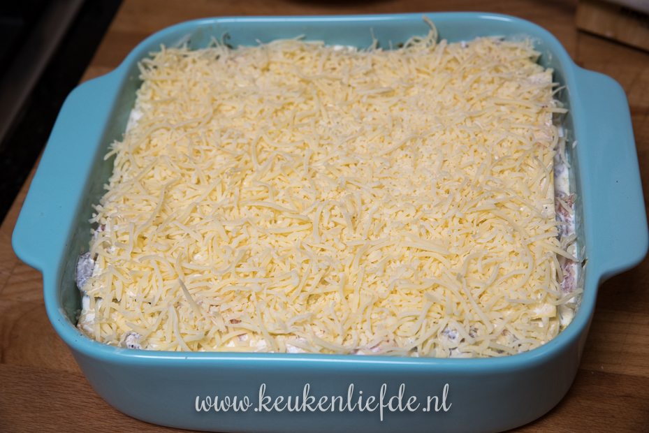Snelle lasagne met zalm en spinazie
