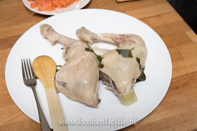 Haal de kip uit de soep