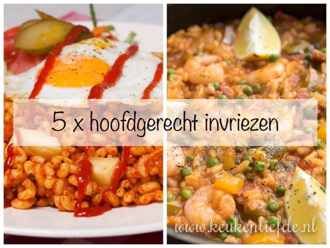 5x hoofdgerecht om in te vriezen