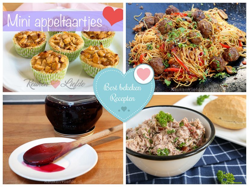 Best bekeken recepten week 36 Best bekeken recepten week 36