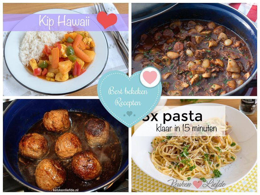 Best bekeken recepten week 37 Best bekeken recepten week 37