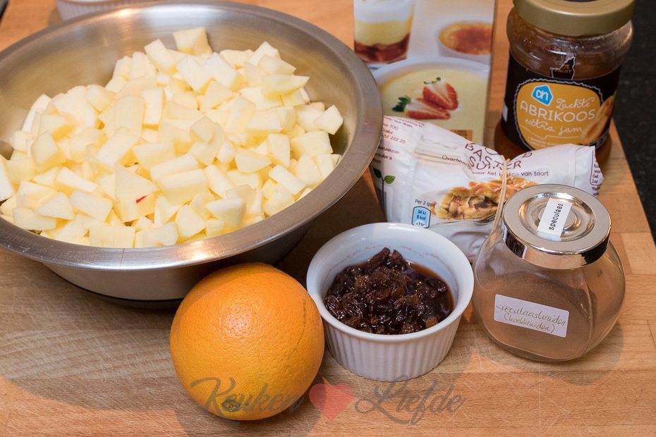 Appel speculaas taart