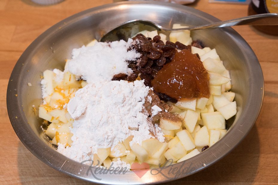 Appel speculaas taart