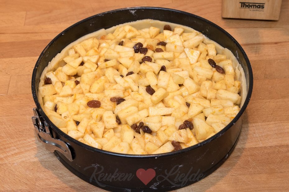 Appel speculaas taart
