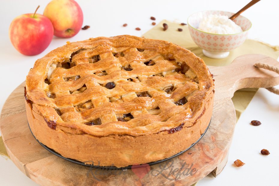 Appel speculaas taart