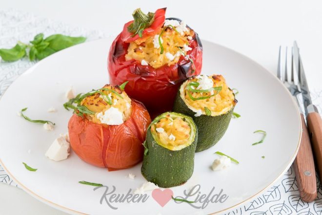 Gevulde groenten uit de oven