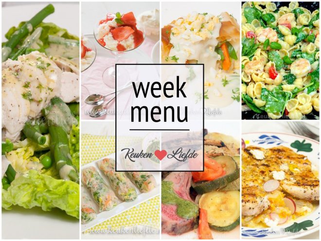 Weekmenu #7 – Vier de lente!