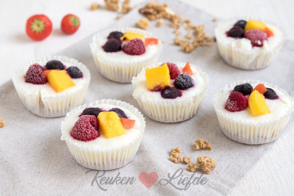 Frozen yoghurt ontbijttaartjes (video)