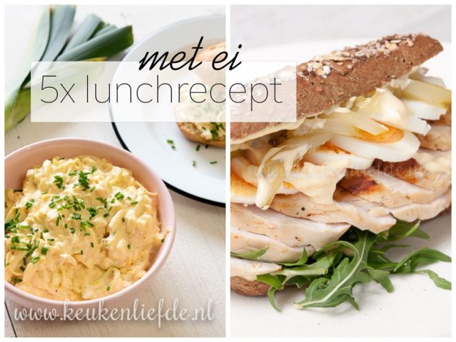 5x lunchrecept met ei