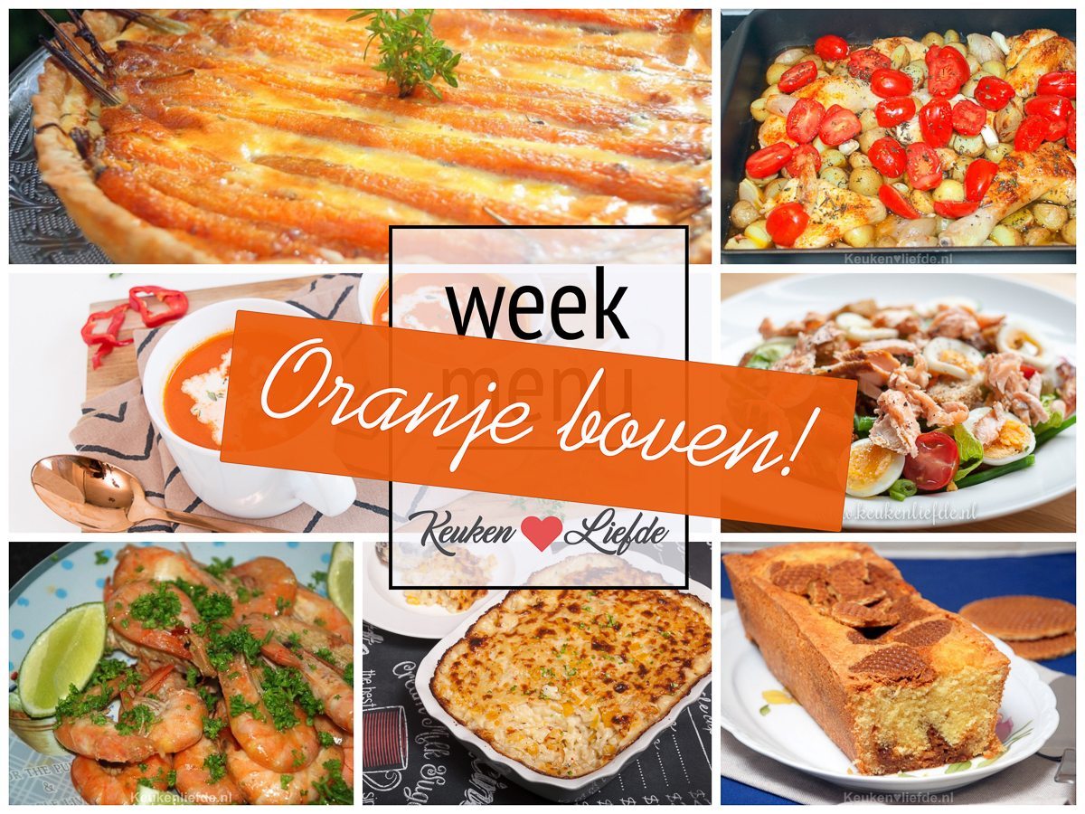 Weekmenu #11 - Alles is oranje! Weekmenu #11 - Alles is oranje!