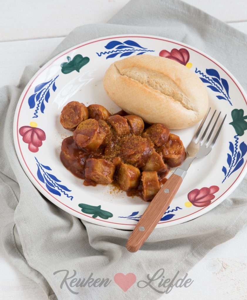 Broodje Duitse curryworst
