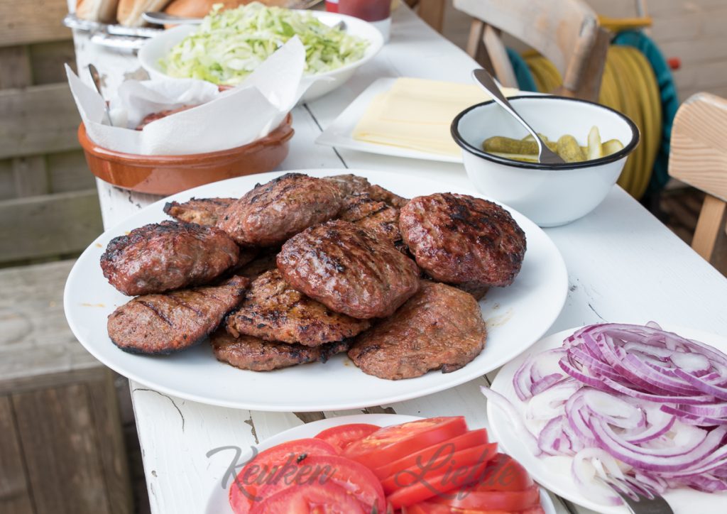 Broodje hamburger buffet