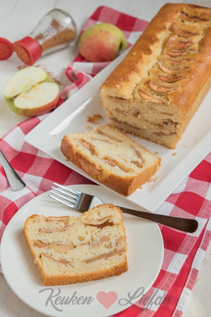 Yoghurtcake met appel